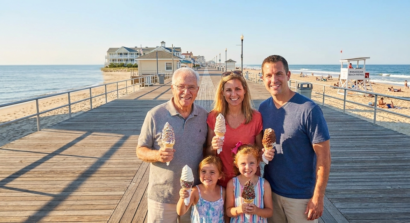 Soft serve ice cream at the Jersey Shore is popular for its creamy texture, boardwalk tradition, and family-friendly fun.