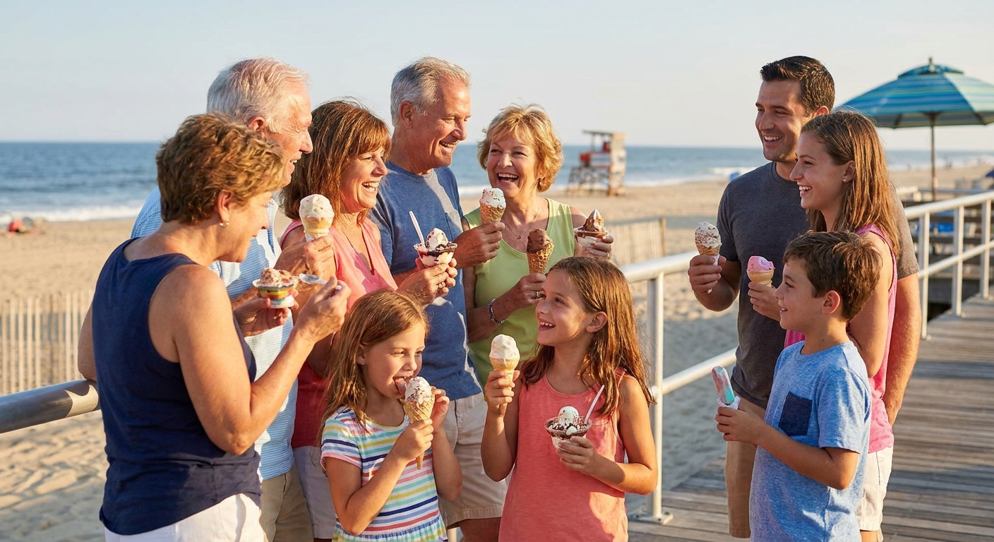 Do Ice Cream Treats at the Jersey Shore Make Events More Memorable?