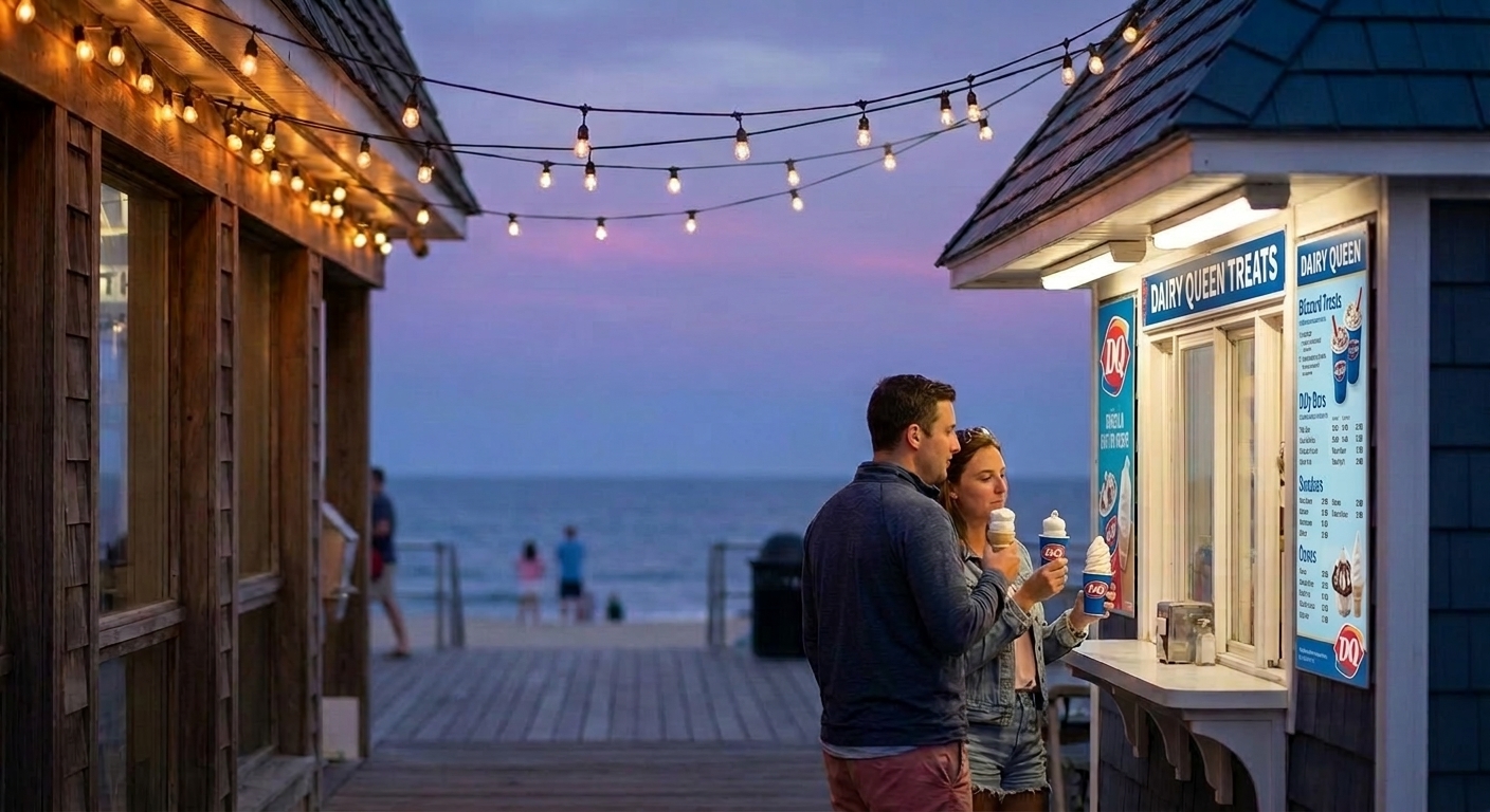 Late night ice cream options in Manasquan, New Jersey