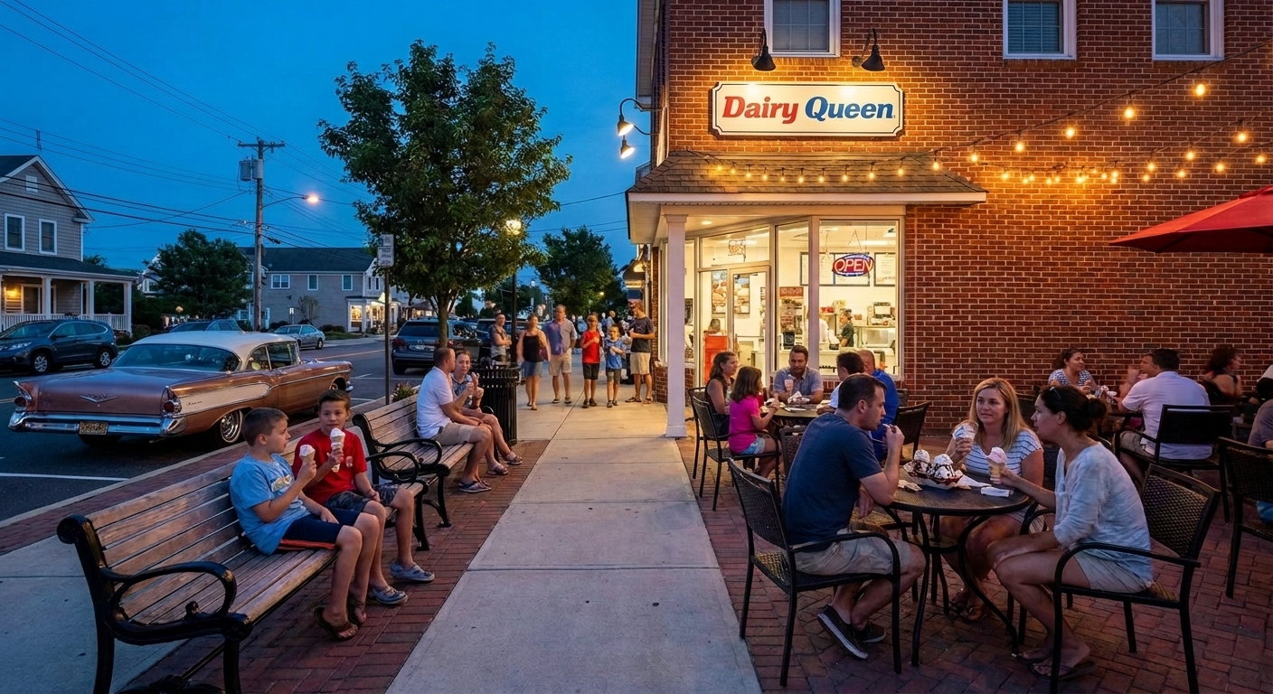 A delicious scoop of ice cream from Manasquan Dairy Queen