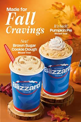 Fall Blizzard Featured Flavors